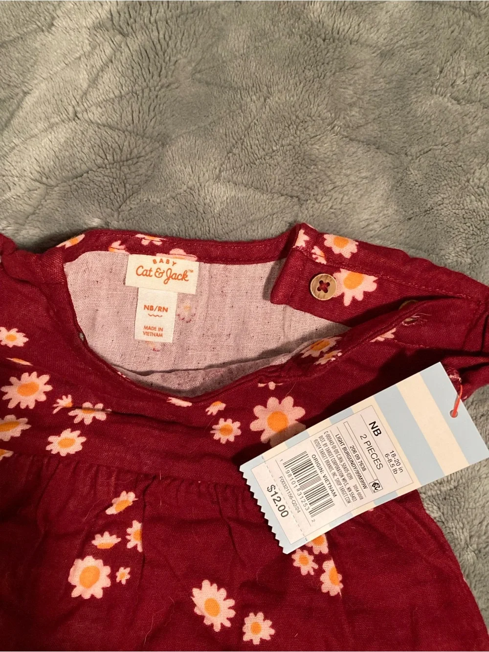 NWT Cat & Jack & Carter’s newborn baby girl lot!